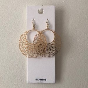 Gold earrings